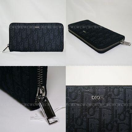 すぐ届く∞Dior国内発■ディオールオブリークジャカード 長財布